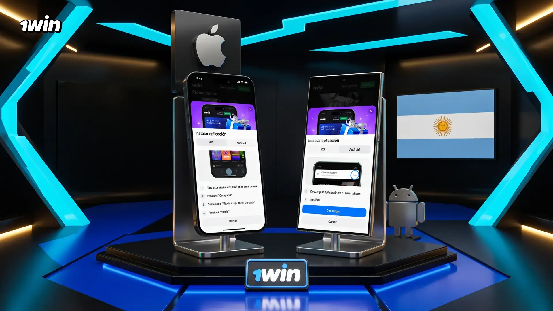 Bonos de 1win para la app